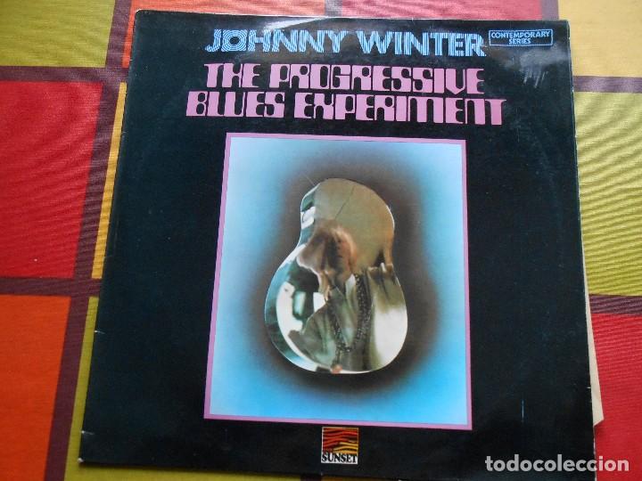 Discos de vinilo: DISCO DE  JOHNNY WINTER - THE PROGRESSIVE BLUES EXPERIMENT . - Foto 1