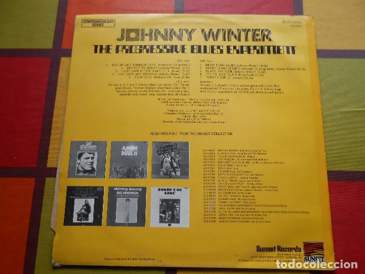Discos de vinilo: DISCO DE  JOHNNY WINTER - THE PROGRESSIVE BLUES EXPERIMENT . - Foto 2