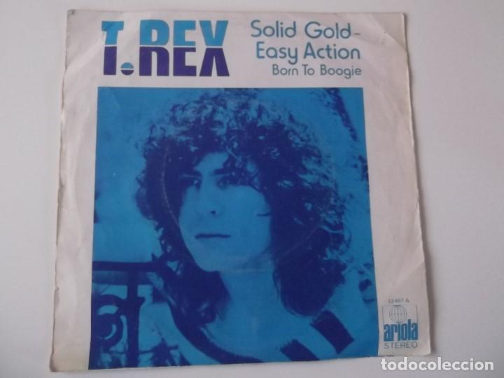 Discos de vinilo: T.REX - Solid gold - easy action / Born to boogie - Foto 2