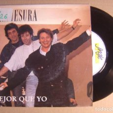 Discos de vinilo: TRABESURA - MEJOR QUE YO - SINGLE PROMOCIONAL 1990 - JINGLE (CON HOJA PROMOCIONAL)