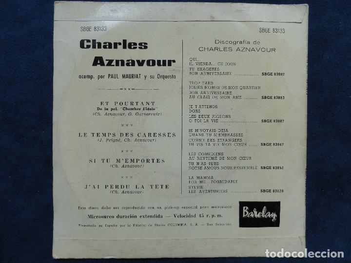 Discos de vinilo: CHARLES AZNAVOUR  - SBGE 83133 - Foto 2