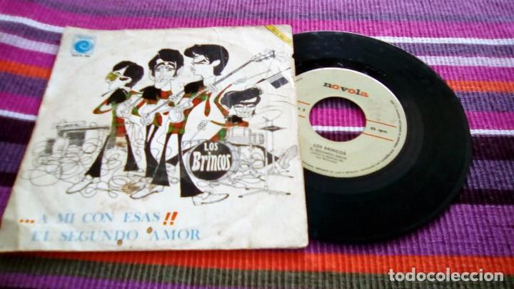 Discos de vinilo: LOS BRINCOS - A MI CON ESAS / EL SEGUNDO AMOR - SINGLE - Foto 1