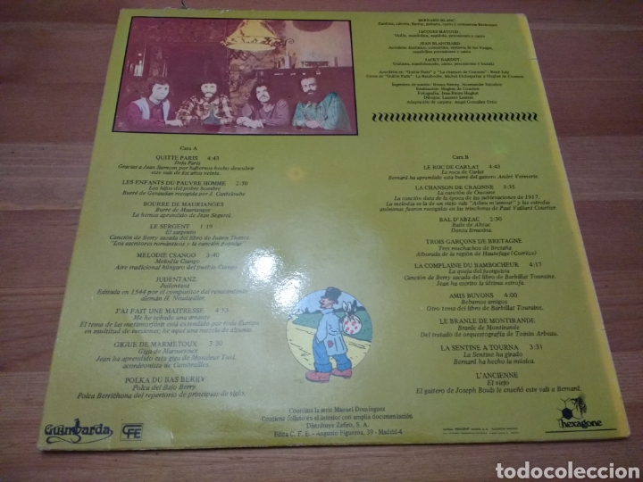 Discos de vinilo: La Bamboche -Quitte Paris - - Foto 2