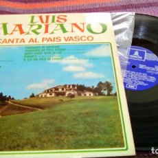 Discos de vinilo: LUIS MARIANO CANTA AL PAÍS VASCO LP EMI/ODEON 1971 MAITECHU BIARRITZ AGUR AGUR EZIM AZTU..... Lote 116111759