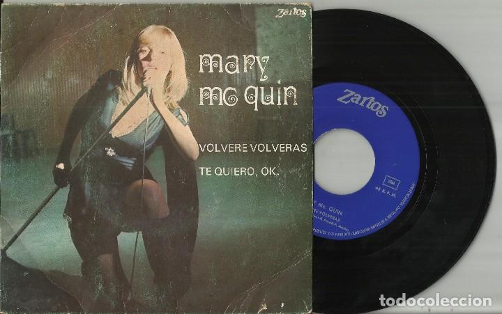 Discos de vinilo: mary mc quin single volvere volveras espa&ntilde;a 1976 zartos
