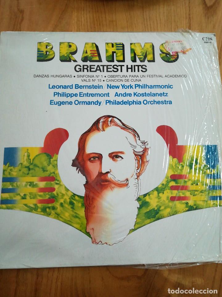 Discos de vinilo: Vinilo brahms greatest hits. Danzas h&uacute;ngaras - Foto 1