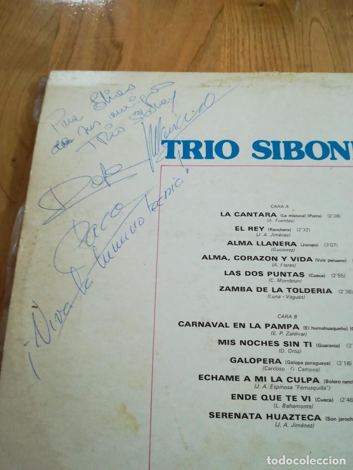 Discos de vinilo: Vinilo trio siboney. - Foto 2