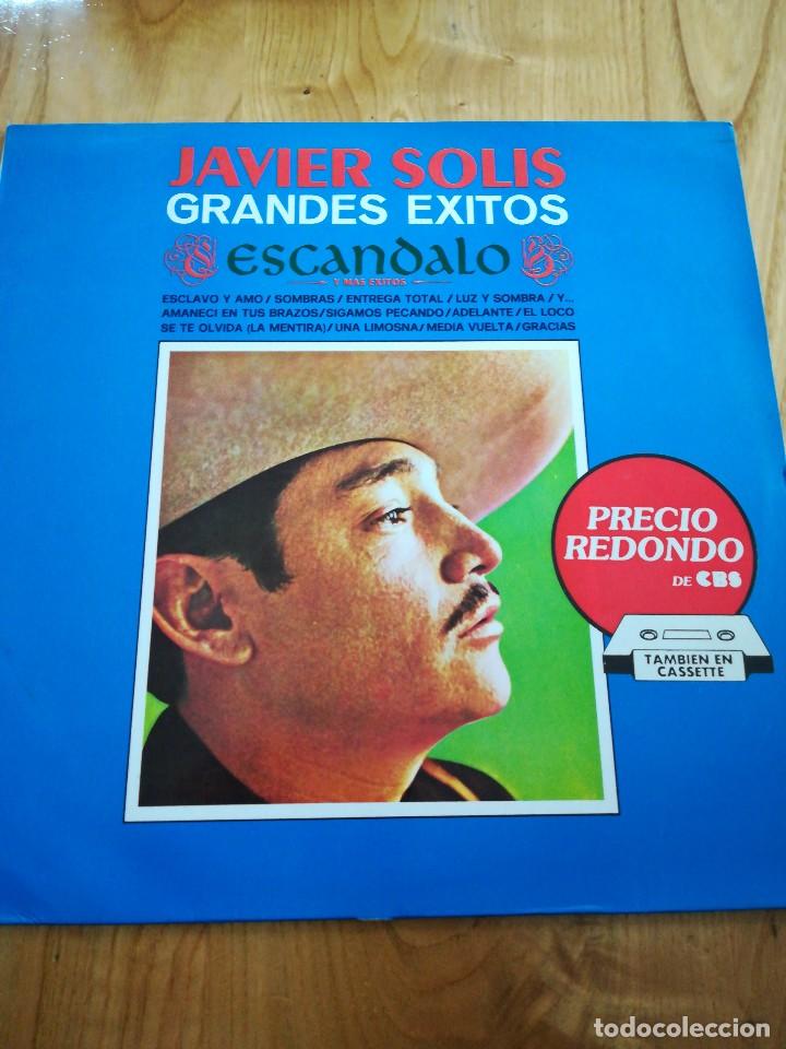Discos de vinilo: Vinilo Javier Solis grandes &eacute;xitos esc&aacute;ndalo - Foto 1