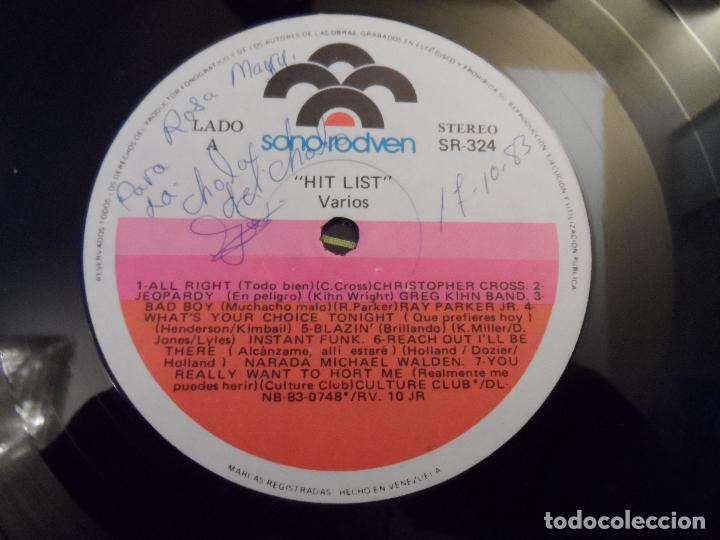 Discos de vinilo: HIT LIST (VARIOS) - DISCO DANCE (VENEZUELA) - Foto 3