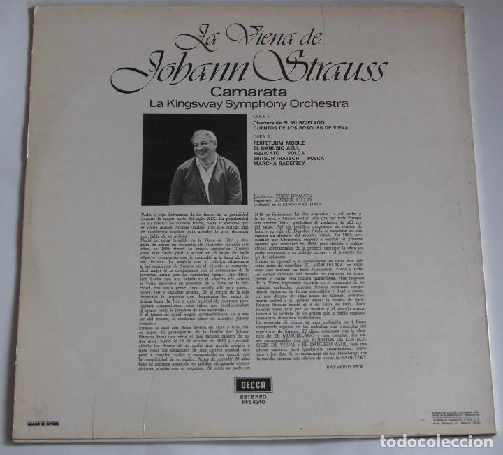 Discos de vinilo: LA VIENA DE JOHAN STRAUSS - Foto 2