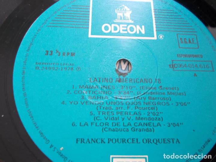 Discos de vinilo: FRANCK POURCEL. LATINO AMERICANO. - Foto 3