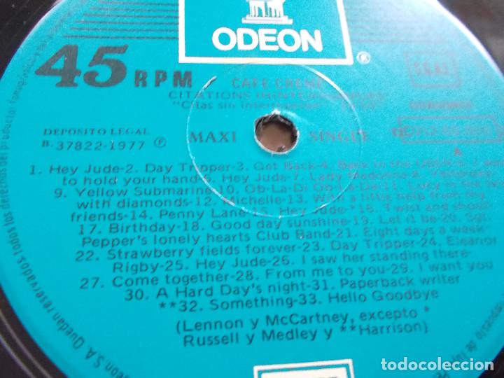 Discos de vinilo: CAF&Eacute; CR&Eacute;ME. - Foto 3