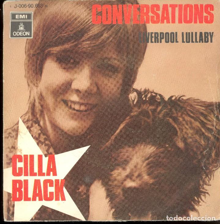 Discos de vinilo: CILLA BLACK - SINGLE: CONVERSATIONS/LIVERPOOL LULLABY - Foto 1
