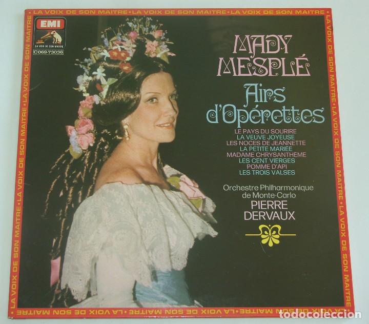 Vinyl records: AIRS D'OPERETTES - MADY MESPL&Eacute; - EMI FRANCE 1981 GATEFOLD