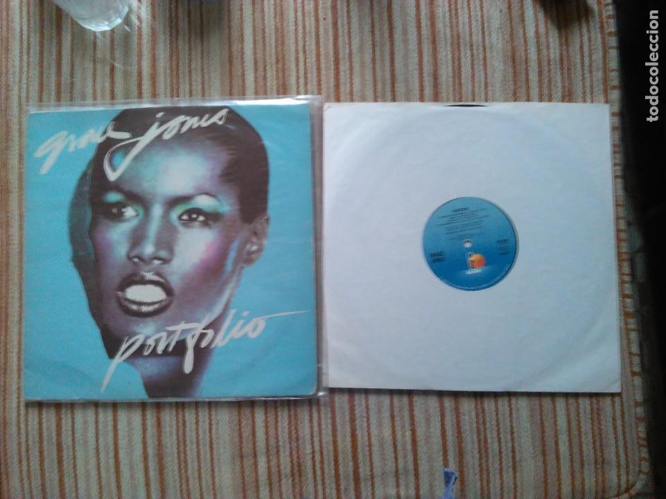 Discos de vinilo: Grace jones LP PORTFOLIO - Foto 1