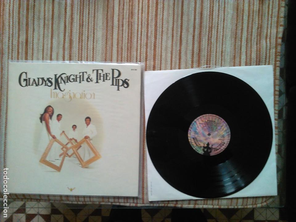 Discos de vinilo: Gladys Knight & the pips LP..imagination us - Foto 1