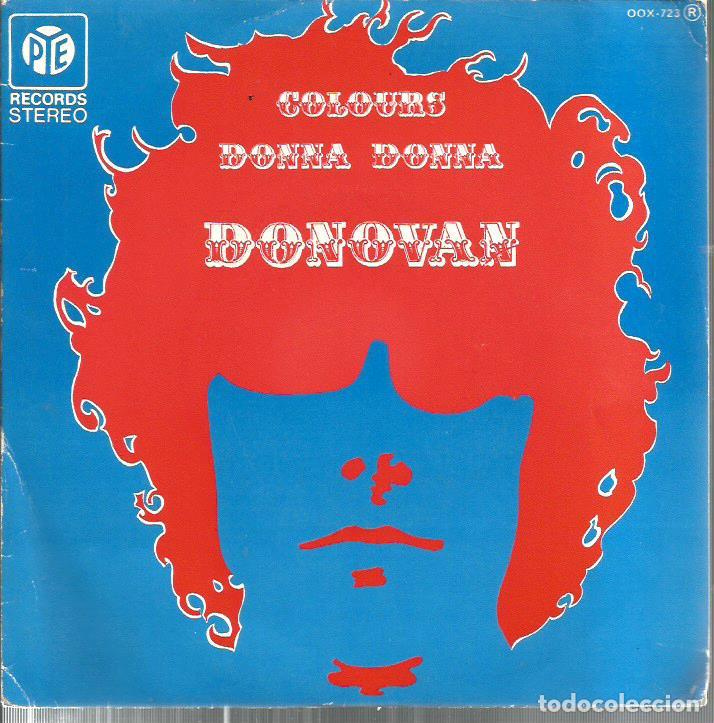 Discos de vinilo: SG DONOVAN : COLOURS + DONNA DONNA - Foto 1