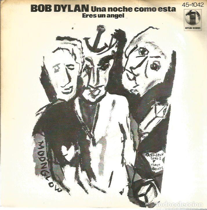 Discos de vinilo: SG BOB DYLAN : UNA NOCHE COMO ESTA - Foto 1