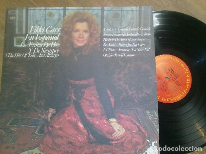 Discos de vinilo: vikki carr - los exitos de hoy y de siempre en espa&ntilde;ol-1972-USA - Foto 1