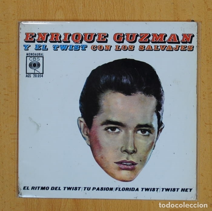 Discos de vinilo: ENRIQUE GUZMAN - EL RITMO DEL TWIST + 3 - EP - Foto 1