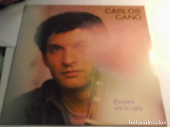 Discos de vinilo: CARLOS CANO-QUEDATE CON LA COPLA-ORIGINAL ESPA&Ntilde;OL 1987 - Foto 1