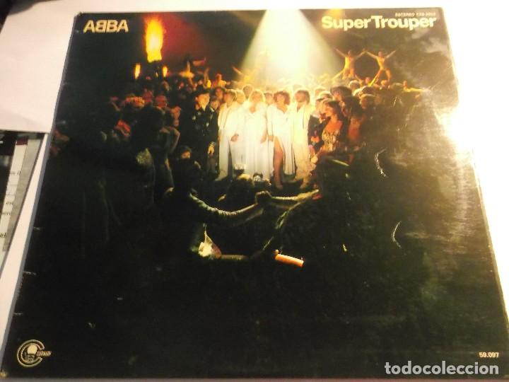 Discos de vinilo: ABBA-SUPER TROUPER-ORIGINAL ESPA&Ntilde;OL 1980