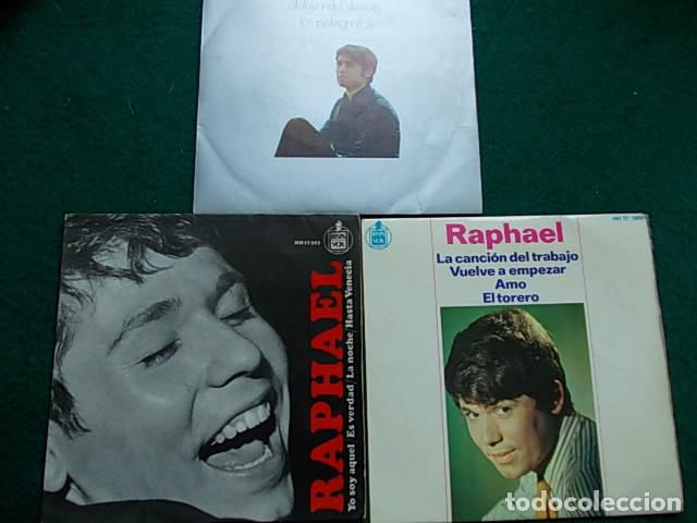 Discos de vinilo: Lote single Raphael - Foto 1
