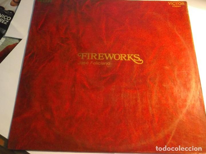 Disques de vinyle: JOSE FELICIANO-FIREWORKS-ORIGINAL ESPA&Ntilde;OL 1970