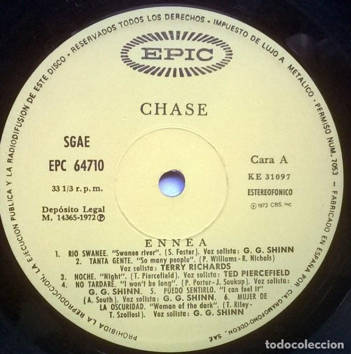 Discos de vinilo: Ennea. Chase. Epic, Spain 1972 LP + doble cubierta - Foto 4
