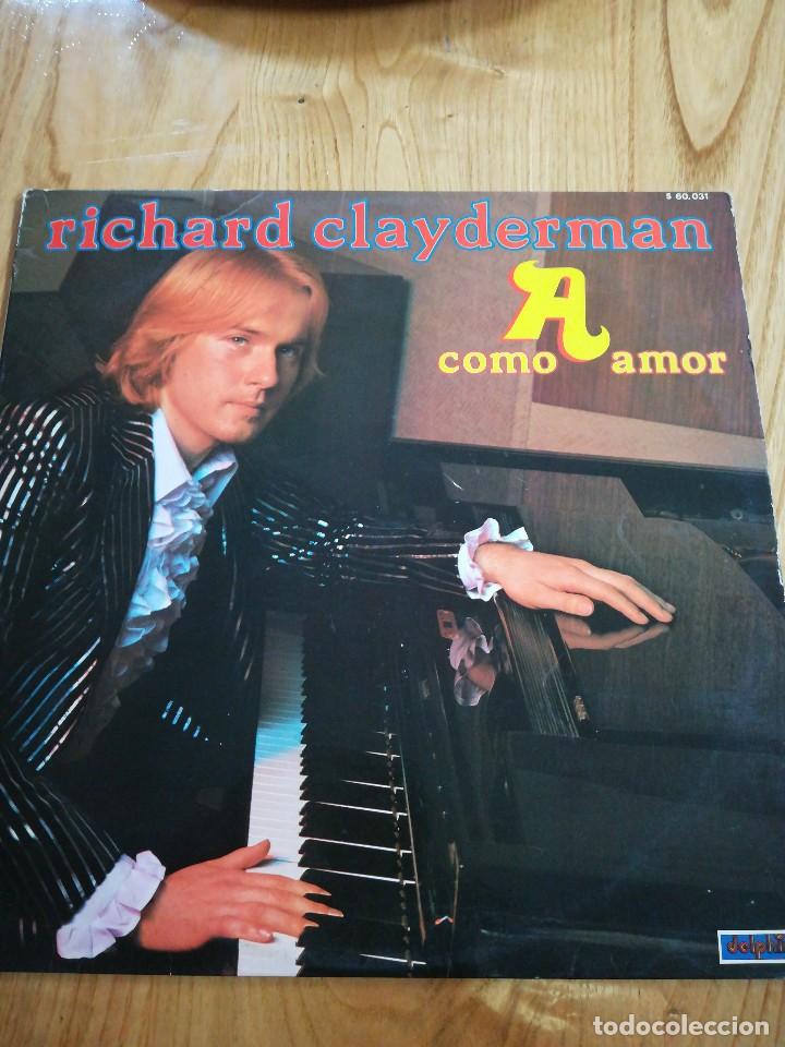 Discos de vinilo: Vinilo Richard clayderman. A como amor - Foto 1