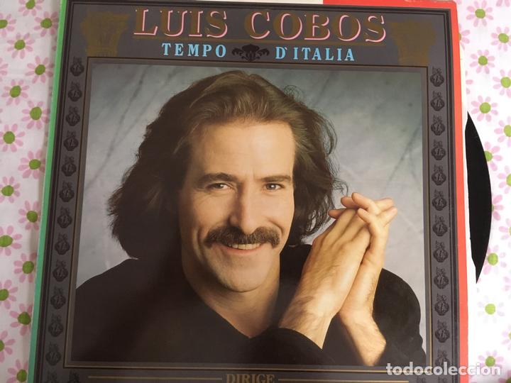 Discos de vinilo: LP LUIS COBOS-TIEMPO DE ITALIA - Foto 1