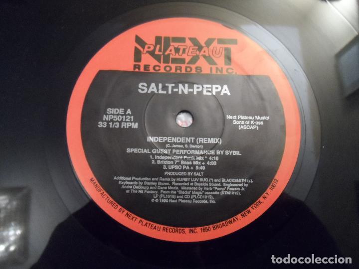 Discos de vinilo: SALT-N-PEPA - INDEPENDENT - Foto 3