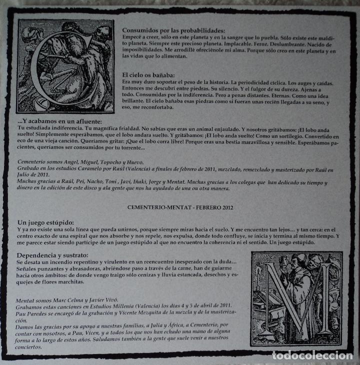Discos de vinilo: Mentat - Cementerio - Edici&oacute;n de 2012 de Espa&ntilde;a - Foto 4