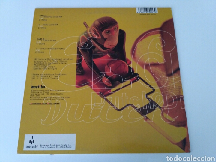 Discos de vinilo: E-Craig - Dutch Drum Attack (mostiko) - Foto 2
