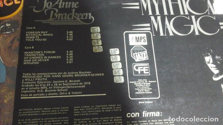 Discos de vinilo: Joanne Brackeen Mythical Magic - Foto 3