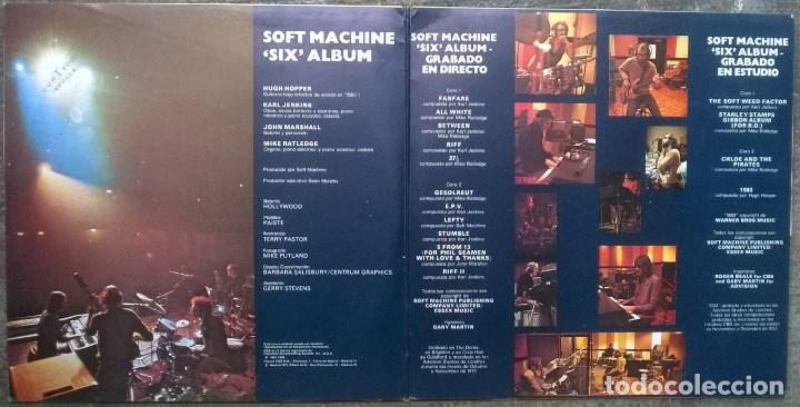 Discos de vinilo: Soft Machine. Six. CBS, Spain 1973 (2 LP + doble cubierta) - Foto 3
