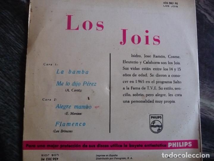 Discos de vinilo: LOS JOIS. 3 EP&acute;S, 1965-66. - Foto 3