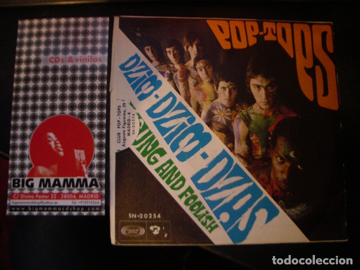 Discos de vinilo: POP TOPS- DZIM- DZIM- DZAS - Foto 2