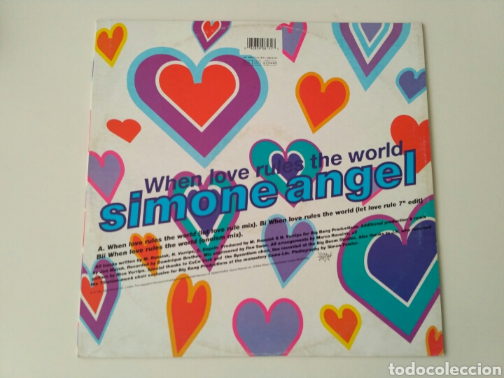 Discos de vinilo: Simone Angel - When Love Rules The World - Foto 2