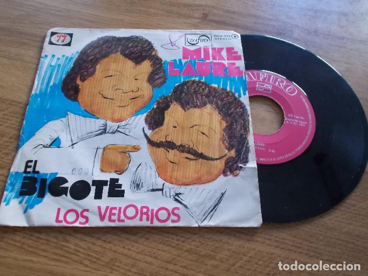 Discos de vinilo: MIKE LAURE. EL BIGOTE, LOS VELORIOS. - Foto 1