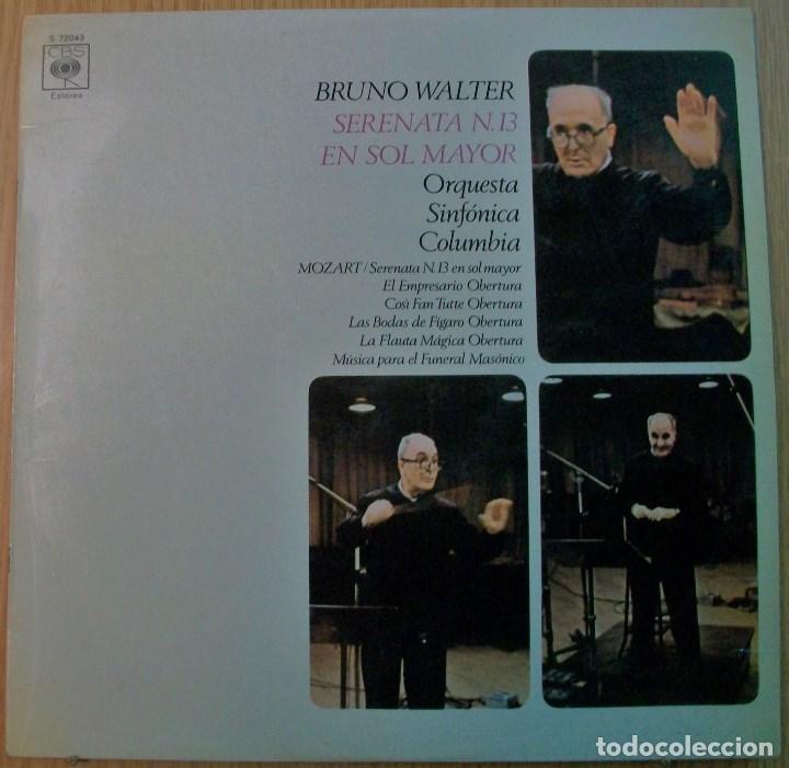 Discos de vinilo: Discos (Bruno Walter)  Mozart varios - Foto 1