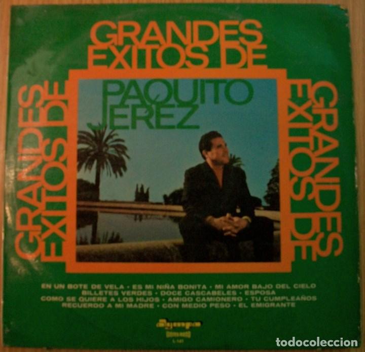 Discos de vinilo: Discos (Paquito Jerez)  Exitos - Foto 1