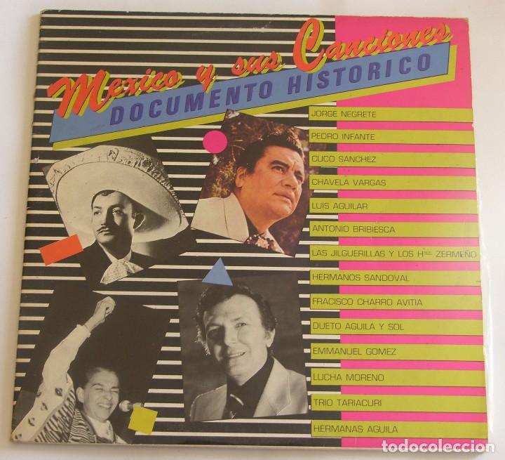 Discos de vinilo: MEXICO Y SUS CANCIONES - DOBLE LP - EPIC-CBS 1981 - Foto 1