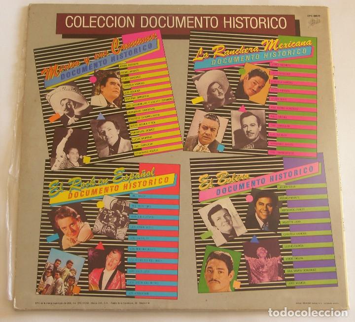 Discos de vinilo: MEXICO Y SUS CANCIONES - DOBLE LP - EPIC-CBS 1981 - Foto 3