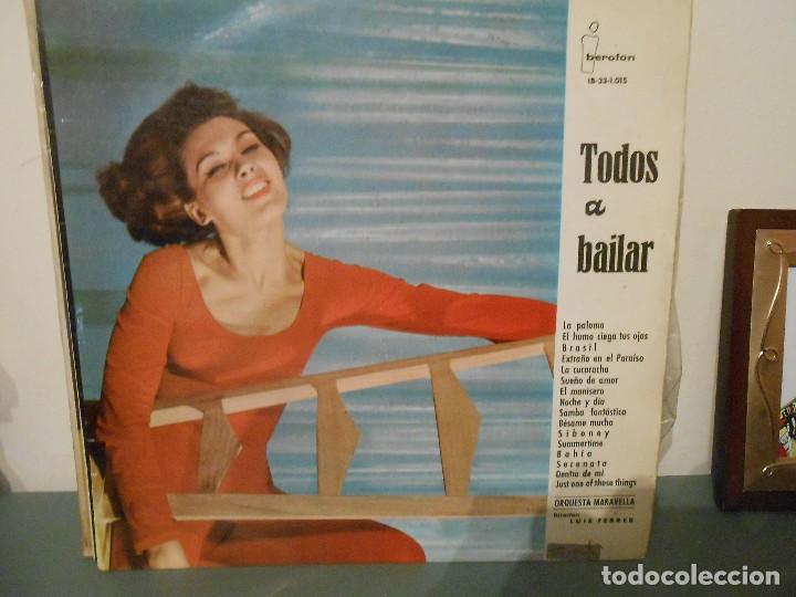 Discos de vinilo: TODOS A BAILAR - ORQUESTA MARAVELLA - Foto 1
