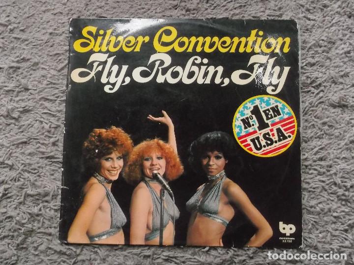 Discos de vinilo: SILVER CONVENTION-FLY, ROBIN, FLY-SAVE ME-ORIGINAL ESPA&Ntilde;OL 1975 - Foto 1