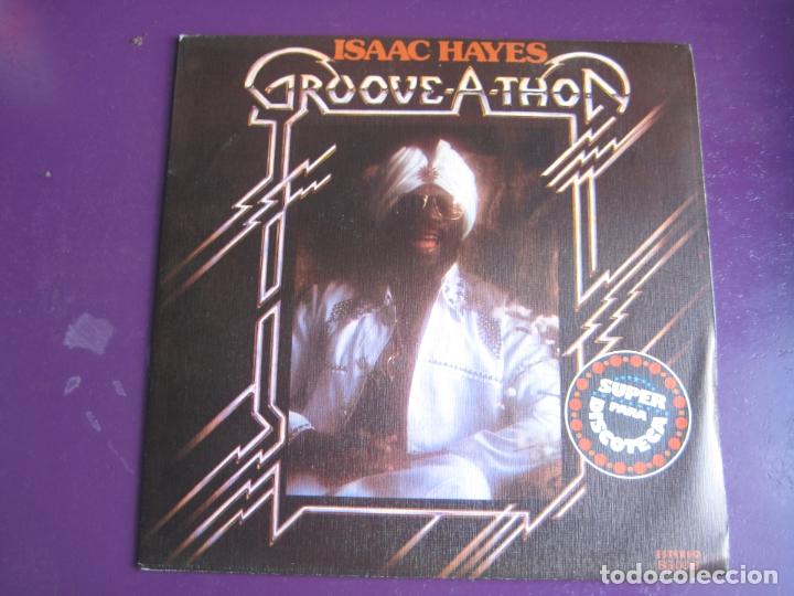 Discos de vinilo: ISAAC HAYES Sg MEDITERRANEO 1976 groove a thon (partes 1 y 2) FUNK