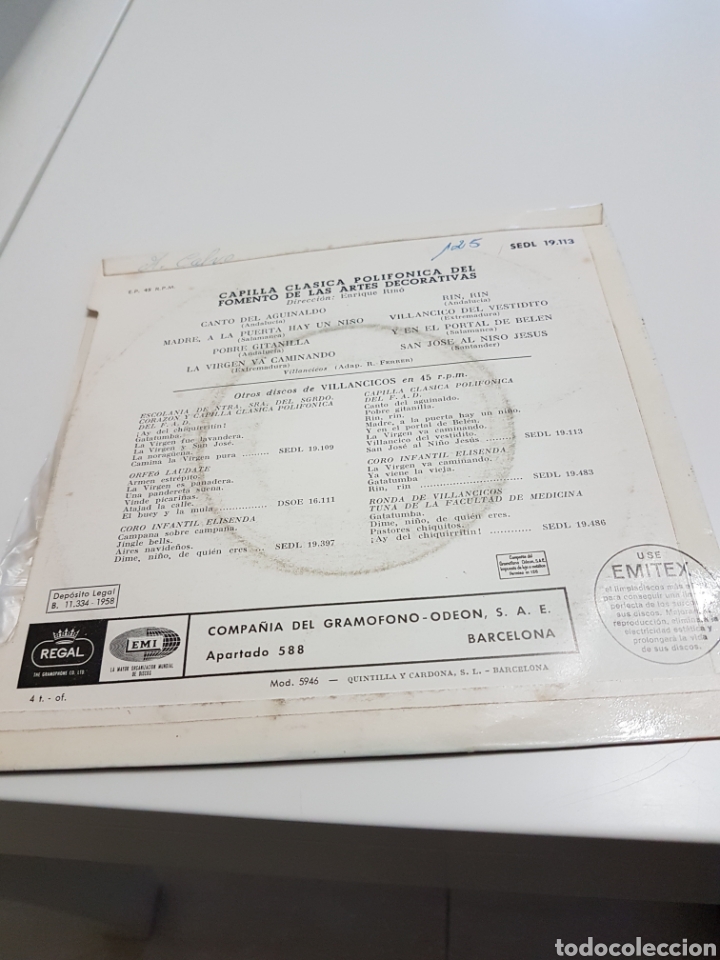 Discos de vinilo: VILLANCICOS -REGAL- - Foto 2