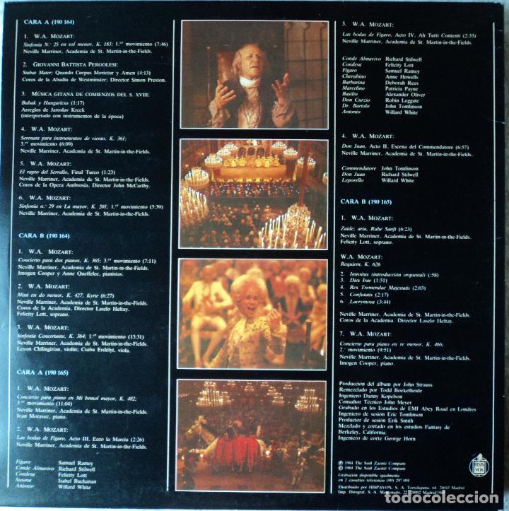 Discos de vinilo: Amadeus - BSO - Edici&oacute;n de 1984 de Espa&ntilde;a - Doble - Foto 2