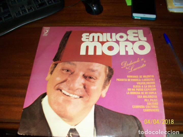 Discos de vinilo: EMILIO EL MORO- DEDICADO A LUCECITA - Foto 1
